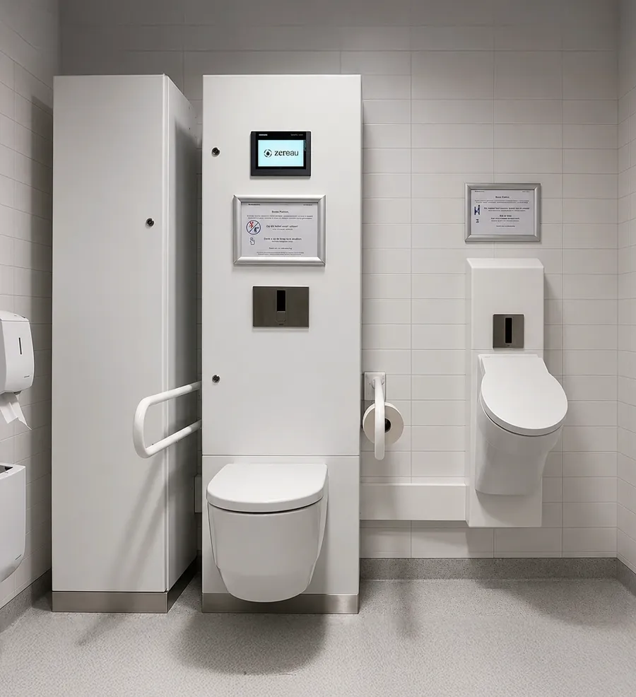 Zereau toilet filtration system at Radboudumc